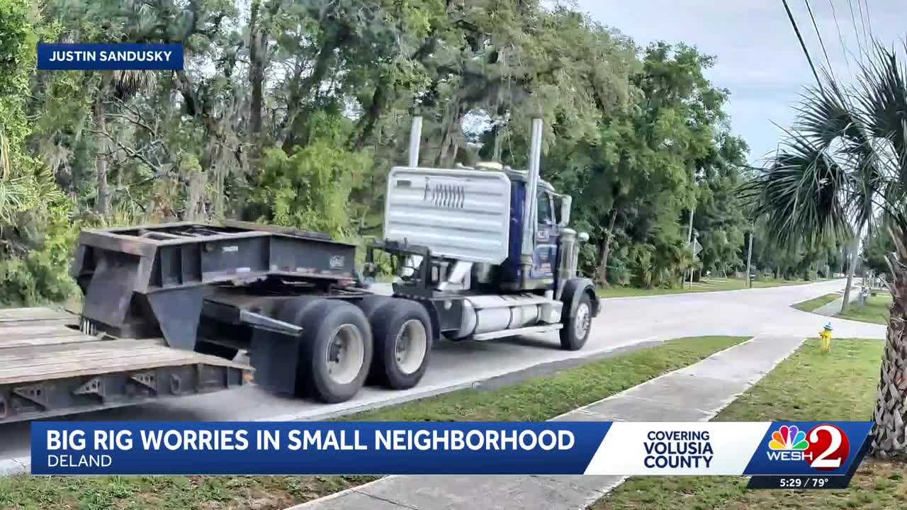 DeLand-area neighbors raise concerns about truck traffic on Marsh Road — WESH 2 Orlando, McKinney Real Estate news