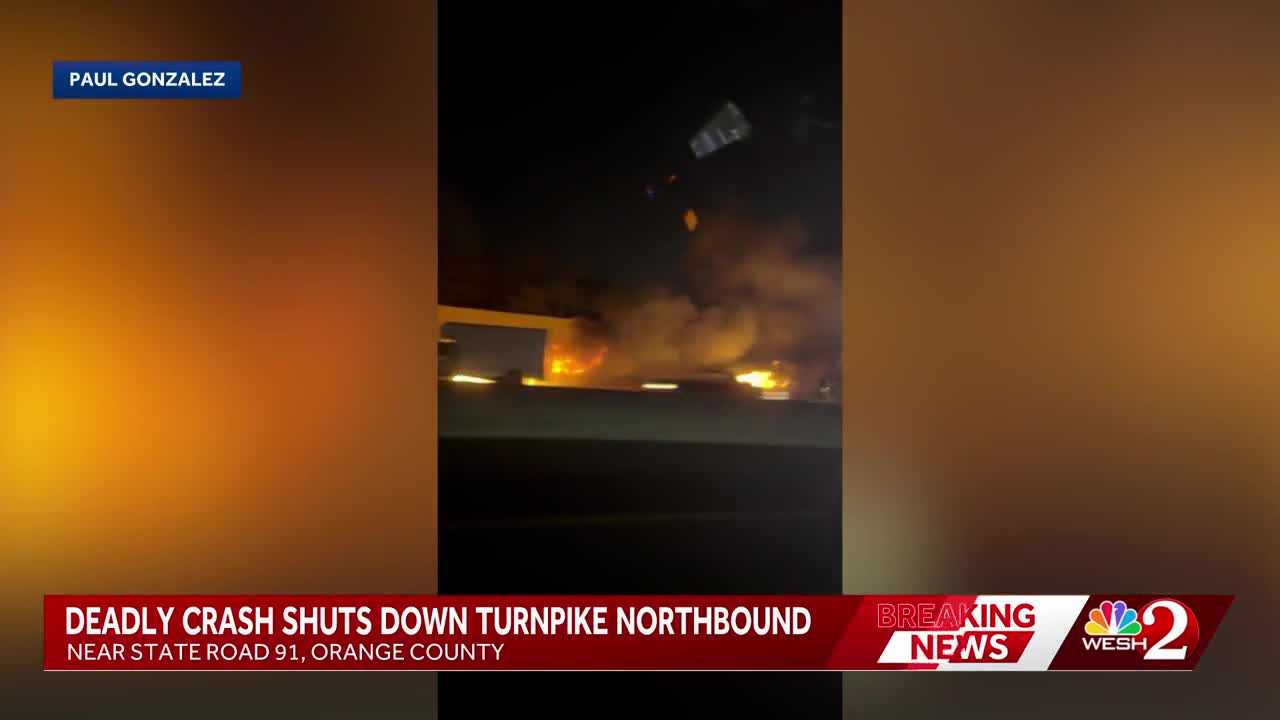 Six killed in fiery crash on Florida’s Turnpike in Orange County, troopers say — WESH 2 Orlando, McKinney Community news