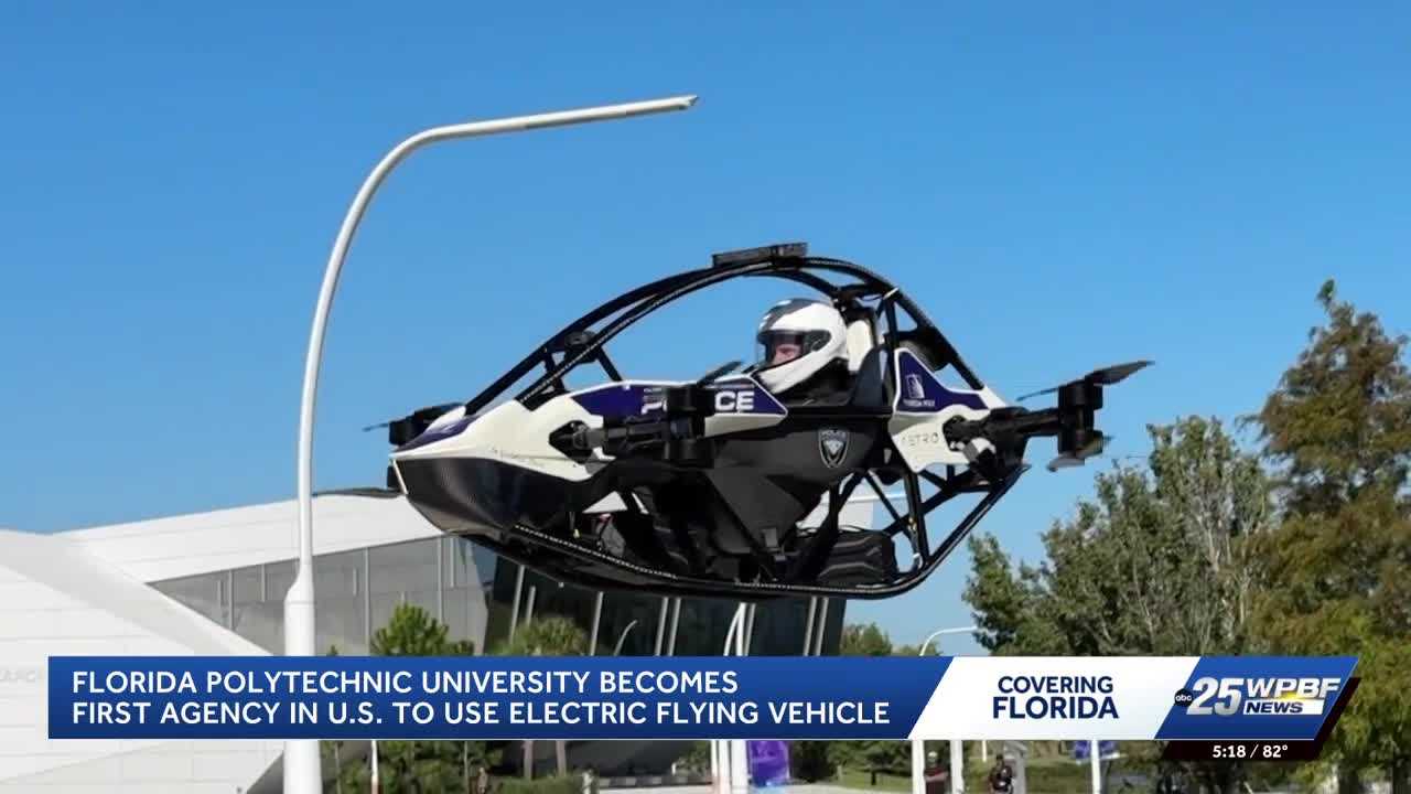 Florida Polytechnic University develops electric flying vehicle for police emergencies — WPBF West Palm Beach, McKinney Community news