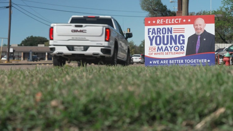 'Why would you do this?': White Settlement mayor reacts after councilman's wife cited for stealing campaign sign — WFAA (Dallas-Fort Worth), McKinney Government news