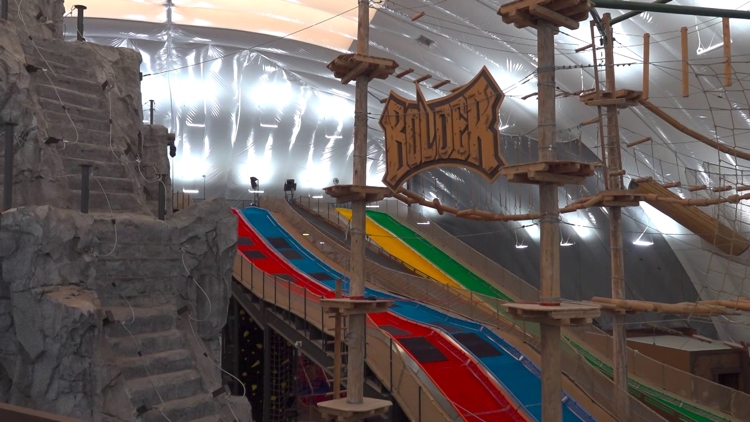 Families enjoying a day at the now-closed Bolder Adventure Park in Grand Prairie.